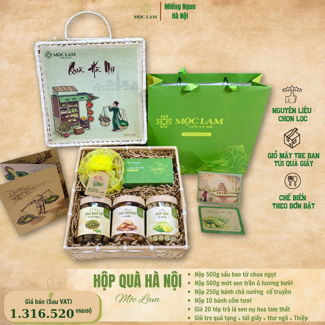 Quà Hà Nội 1 Hộp quà Hà Nội