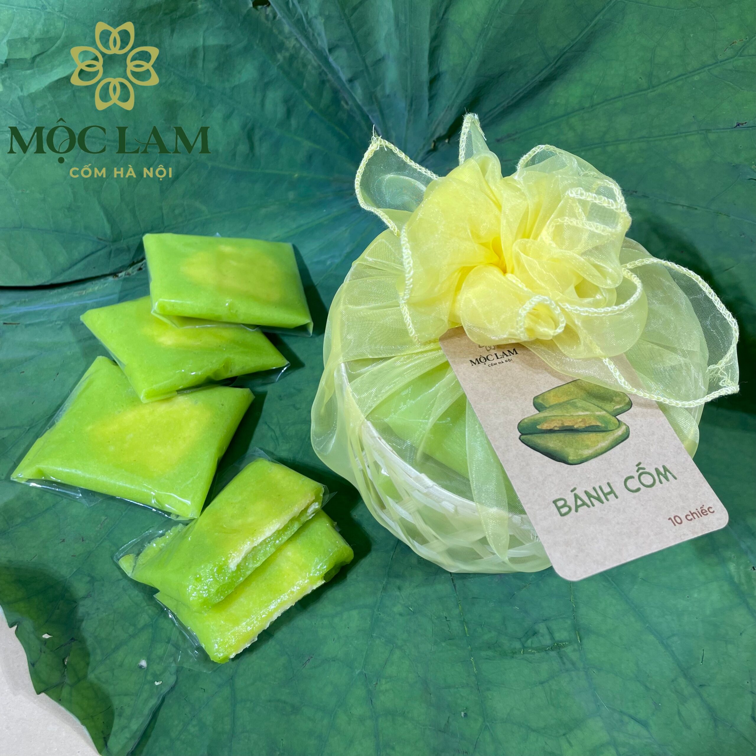Giỏ Quà Tết Vị Thu Hà Nội – Mộc Lam 4 Bánh cốm