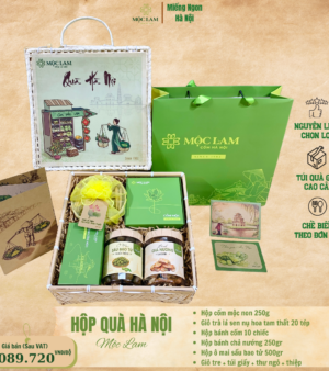 Giỏ Quà Hà Nội - Mộc Lam 11 Hộp quà Hà Nội
