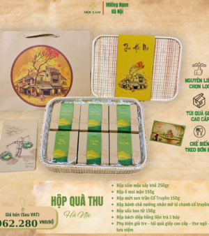 Giỏ Quà Thu Hà Nội - Mộc Lam 12 Hộp quà thu Hà Nội