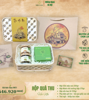 Giỏ Quà Thu Hà Nội - Mộc Lam 16 Hộp quà thu Hà Nội