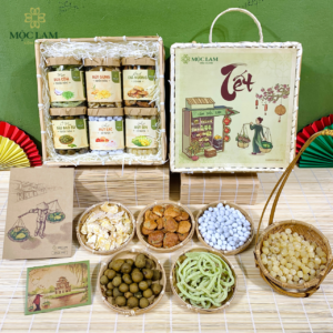 Quà bánh ,mứt tết Mộc Lam
