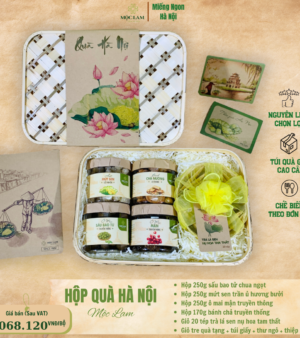 Giỏ Quà Hương Sen – Mộc Lam 7 Hộp quà thu Hà Nội