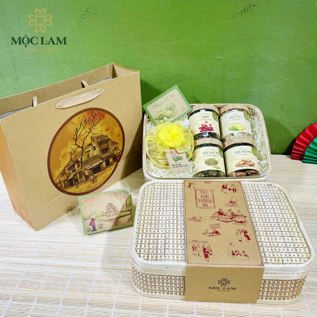 Giỏ Quà Tết Tràng Xưa – Mộc Lam 3 Giỏ Quà Tết Tràng Xưa – Mộc Lam