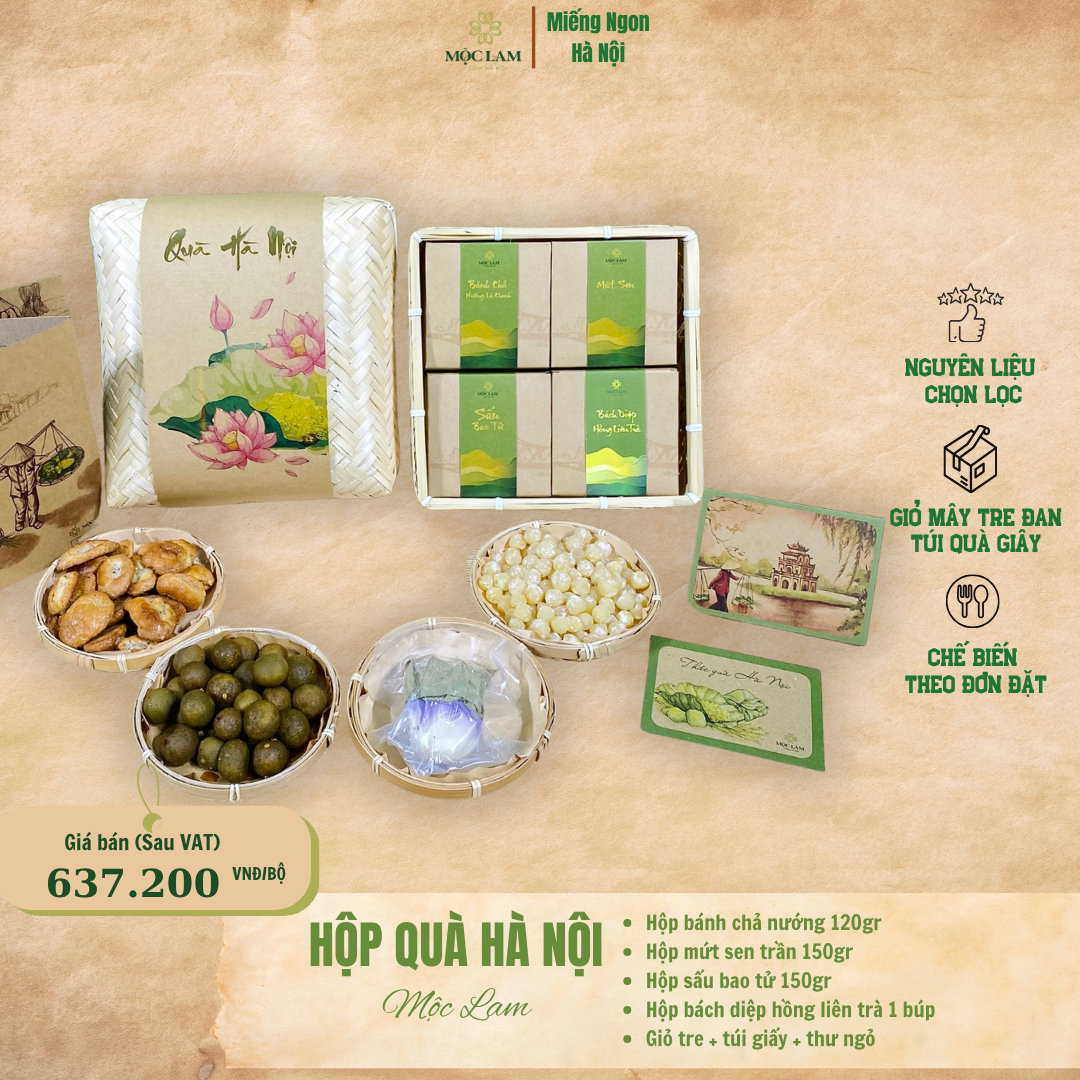 Bộ Quà Hà Nội 1 hộp quà Hà Nội