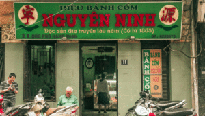 Bánh Cốm quà tặng đặc sản thủ đô 2 banh com hang than