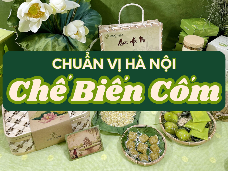 cách chế biên cốm ngon chuẩn bị Hà Nội