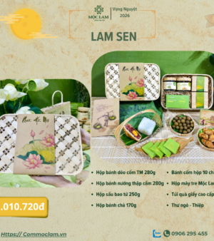 quà tặng trung thu hà nội cốm mộc lam