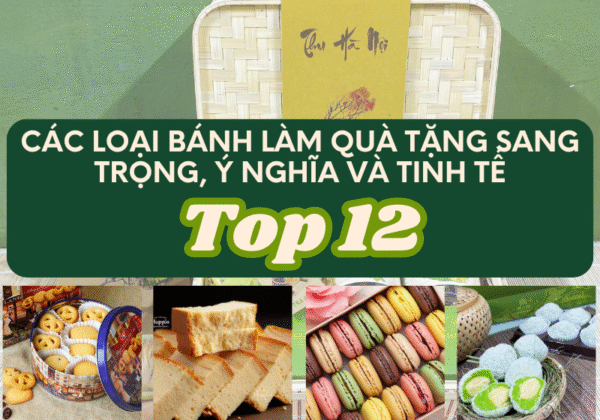 12 loại bánh làm quà tặng - cốm mộc lam