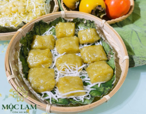 Cốm xào dừa non