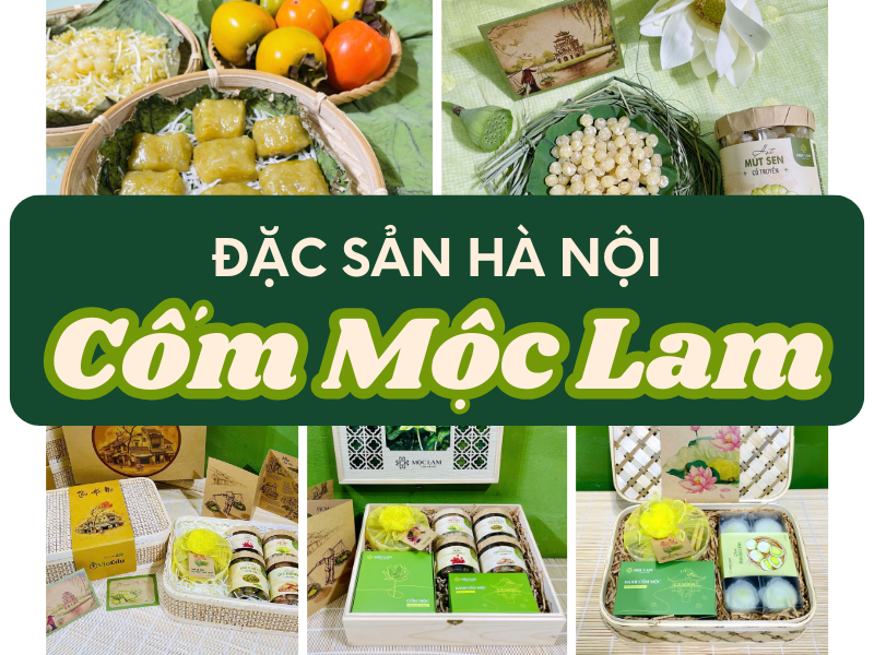 Đặc Sản Hà Nội - Cốm Mộc Lam